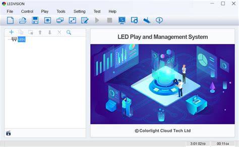 Led vision app. 9. 0 (LEDVISION.  Program Page: The program page refers to the colle...