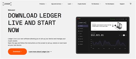 Ledger com start. 