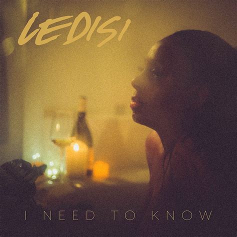 Ledisi i need to know. Feb 1, 2023 · Grammy Award-winning singer Ledisi takes to the "Jennifer Hudson Show" stage for the television debut performance of her song "Need to Know." 