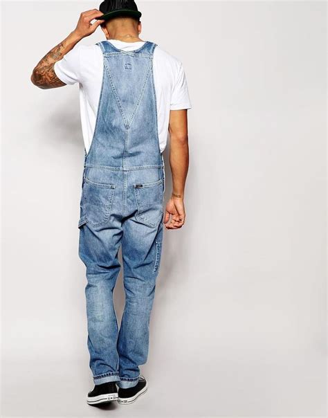 Lee Dungarees Loose Straight Denim Jeans Men