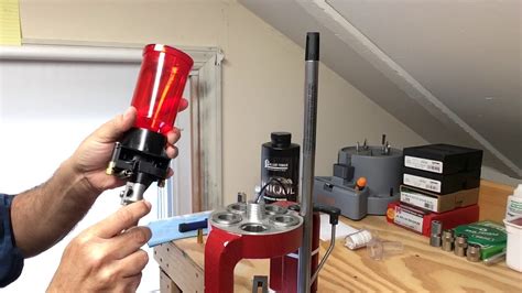 Lee auto disk powder measure sticking.  Most of the steps of the reloading proc...
