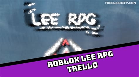 Lee rpg trello. Things To Know About Lee rpg trello. 