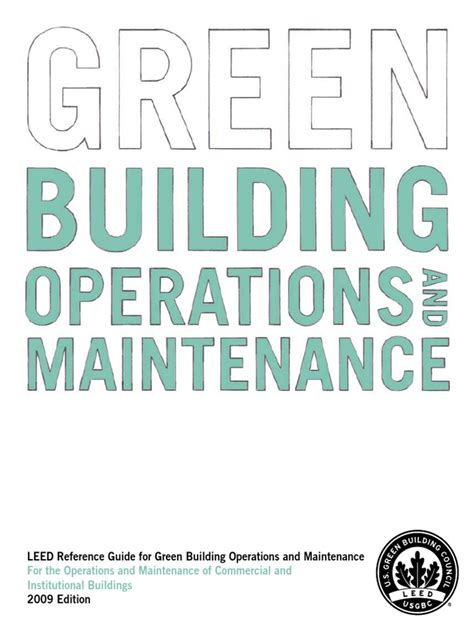 Leed for operations maintenance reference guide introduction. - Operators manual for new holland ts115 tractor.