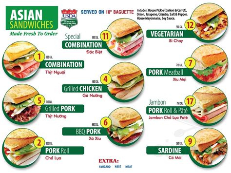 Lees Saandwiches Menu - Lee