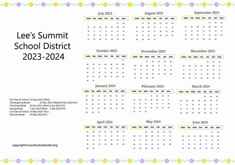 Lees Summit Calendar