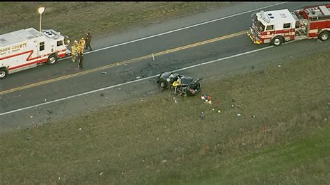 LEESBURG, Fla. – A 42-year-old Eustis man was killed Monday morning in a four-vehicle crash in Lake County, the Florida Highway Patrol said. The fatal wreck happened at 7:14 a.m. on County Road .... 