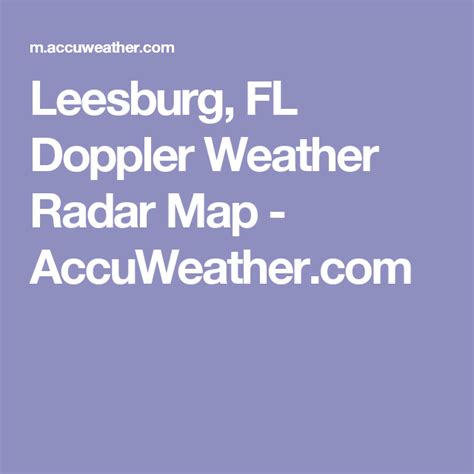 Leesburg doppler radar. Current and future radar maps for assessing areas of precipitation, type, and intensity. Currently Viewing. RealVue™ Satellite. See a real view of Earth from space, providing a detailed view of ... 