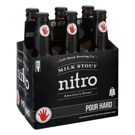 Our dark-milk ganache blended with Left Hand Brewery's famous Milk Stout, enrobed in dark chocolate and garnished with the red Left Hand logo.. 