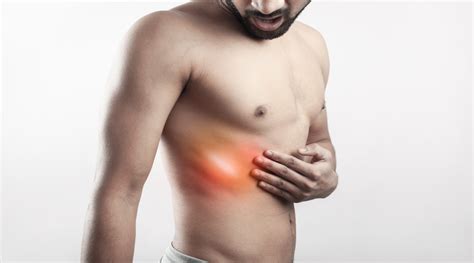 Left rib pain after drinking alcohol.  Heavy drinking over many years can...