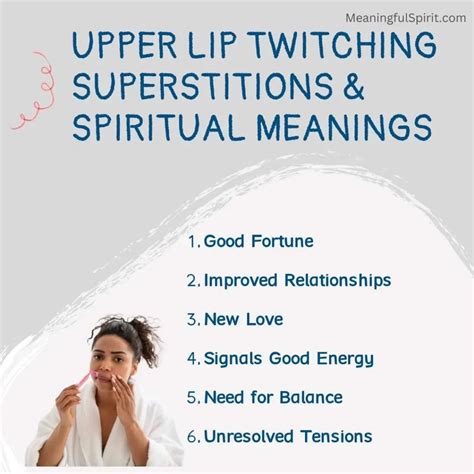 Left upper lip twitching spiritual meaning astrology.  Hoping to uncove...
