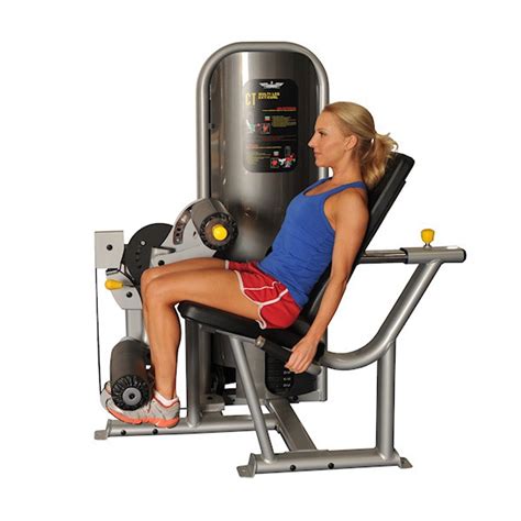 Leg extension curl machine. The Space Effective Dual Function Combo TKO Leg Extension and Curl Weight Stack Machine 6 position back pad adjustment and multiple arm bar adjustments to fit many users comfortably. Compact, multi-function design saves space and money for more TKO equipment. Shared 170lb (upgradable) weight stack for each exercise Hi. 