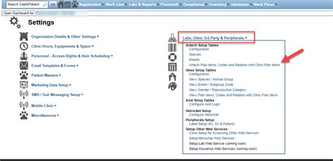 Legacy Configure Antech Lab Items and Associate them with VETport Lab