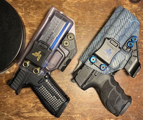 Legacy firearms holsters. I own two holsters from Legacy and i have no complaints about either, and both arrived well within the lead times they quoted me. I have a LF Ares. Love the holster, it's the most comfortable one I've tried so far. Granted I got lucky and found my match only after 1 other holster. 