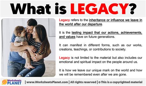 Legacy meaning
