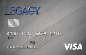 Legacy visa card. Things To Know About Legacy visa card. 