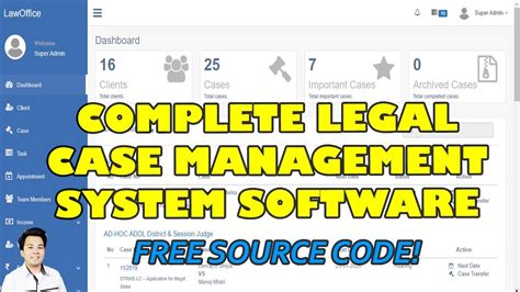 Legal Case Management Software - YouTube