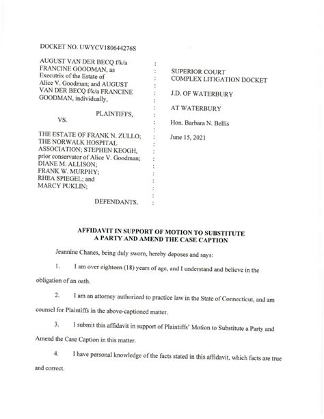 Legal Document: Zullo, Edward M. et al vs. Presutti, Loretta M. et al ...