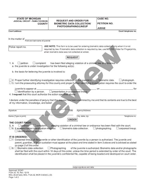 Legal Forms for Michigan FingeRepairinting US Legal Forms