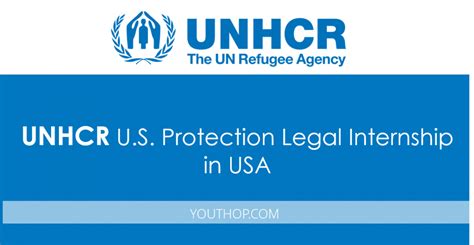 Legal Internship At the UN Refugee Agency Representation for …