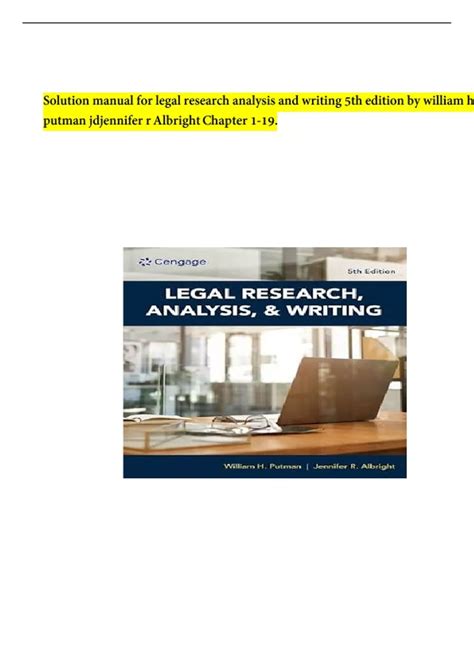 Legal Research Analysis And Writing Custom