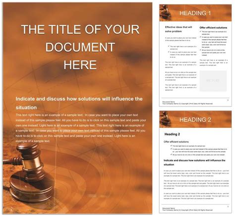 Legal Template Microsoft Word Database