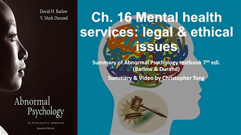 Legal and Ethical Issues in Referrals to Mental Health Providers