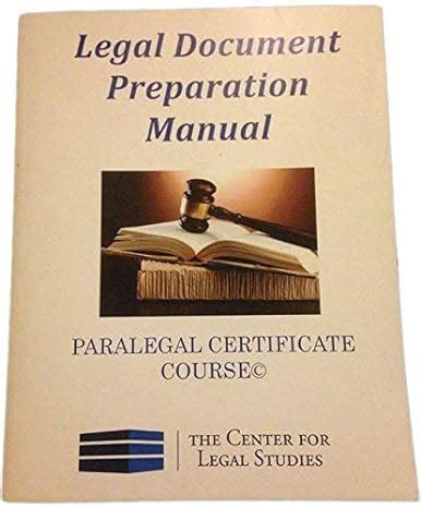 Legal document preparation manual paralegal certificate course 2013. - As relações de gênero na igreja católica.
