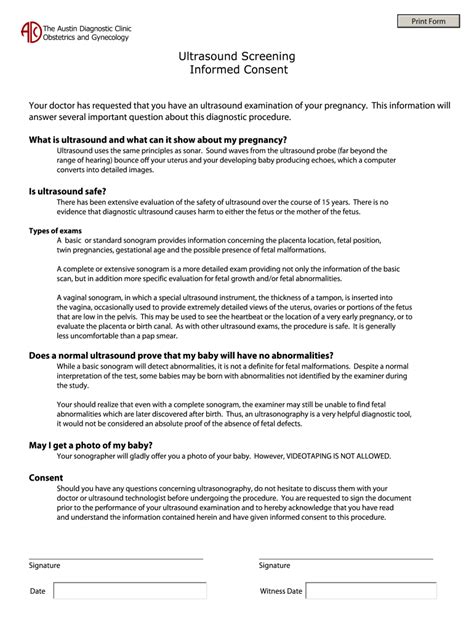 Legal entitlement of The Ultrasound Clinic - Care Quality …