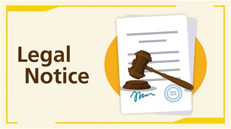 Legal notices