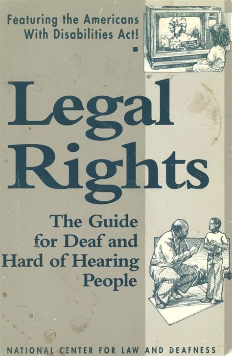 Download Legal Rights The Guide For Deaf And Hard Of Hearing People By National Association Of The Deaf