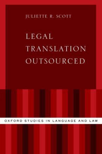 Download Legal Translation Outsourced By Juliette R Scott