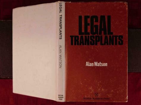Download Legal Transplants An Approach To Comparative Law By Alan Watson