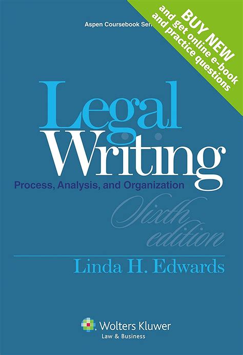 Download Legal Writing Process Analysis And Organization By Linda Holdeman Edwards