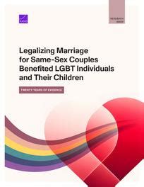 Legalizing Marriage for Same