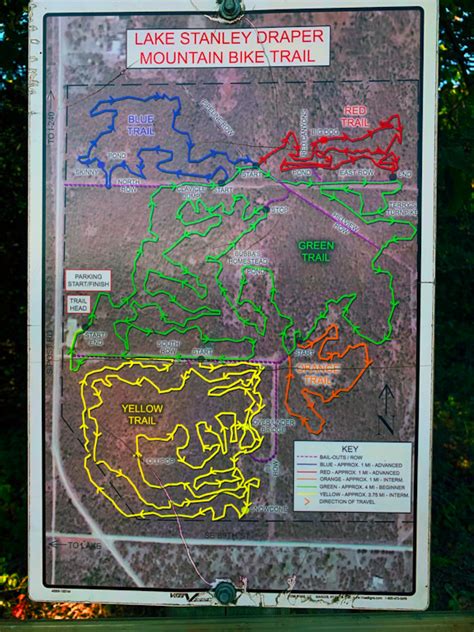 Legend Park Mountain Bike Trail Map, Guide