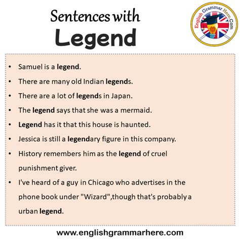 Legend sentence for class 1.  It also includes a sample notes sheet and a senten...