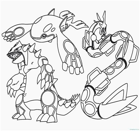 Legendary Pokemon Pages Coloring Pages