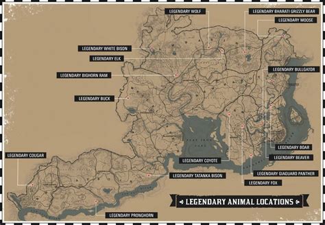 Legendary animals rdr2 online map. 