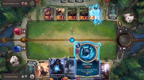 Legends-of-runeterra. May 5, 2020 · 9. On the far left-hand side of the screen is a log of all the actions in the previous round. This is so you can have a grasp of what was played and work out what might still be in the opponent's hand. This is shown on the top left of the screen. 10. You can pick up multiple units to drag onto the battlefield. 