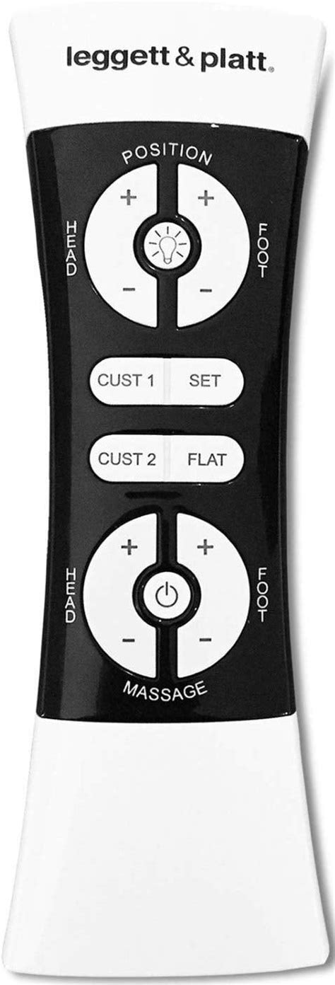 Leggett and platt remote programming. Position the power down box near your remote control when programming for best results. Sleep Comfort™ Adjustable Base Owners Manual 99301076-b... Page 14: Sc-Mr2 Remote Control Programming Continue to hold for 5 seconds and then release the buttons (FIGURE 8). One remote control is now programmed to operate one base. 