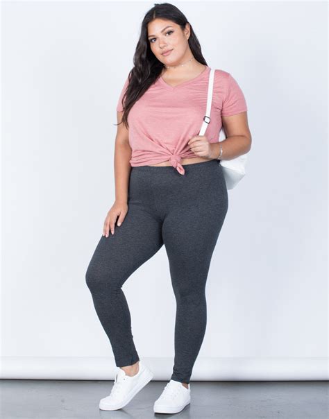 Leggings plus size. Size-Inclusive Leggings: Embrace your unique shape with our size-inclusive capri leggings. Available in a wide range of sizes, including plus sizes, these leggings offer stylish comfort and versatility for women of all body types. Durable and Colorful: These capri leggings are made to last and retain their shape and color, even after repeated ... 
