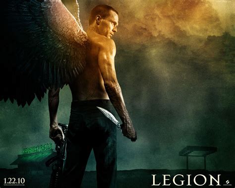 Legion movies. Legion is a 2010 American apocalyptic supernatural thriller film, directed by Scott Stewart, written by Peter Schink and re-written by Stewart. The cast includes Paul Bettany, Lucas Black, Tyrese Gibson, Adrianne Palicki, Kate Walsh and Dennis Quaid. Produced at the cost of $26 million, the film grossed $40 million in North American theaters. Write an introduction to your topic here, to ... 