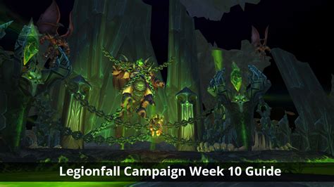 Legionfall Campaign: ***Note: It is recommended to work on the treasure finding quests the goblins south-west of Deliverance Point give you, in order for you to have eight world quests available when it comes time to complete them for step 11. The goblin's last quest isn't available until the following day/reset.. 