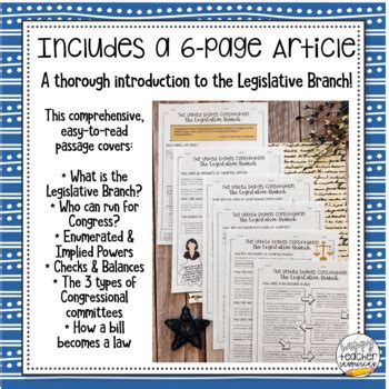 Legislative branch articles 2018