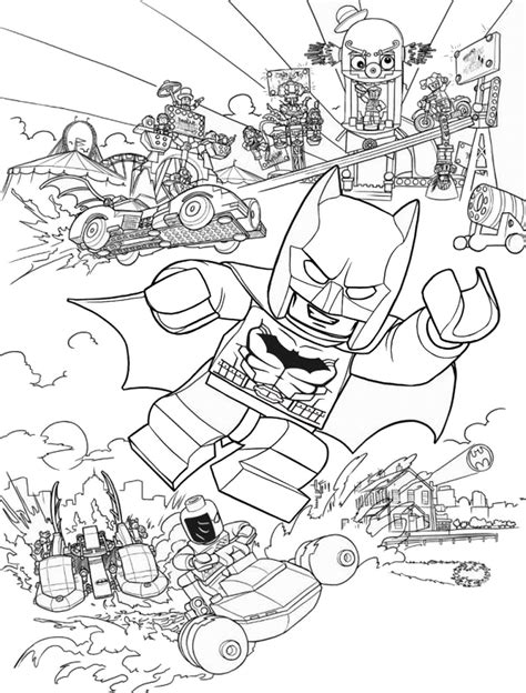 Lego Batman Coloring Pages To Print Coloring And Malvorlagan