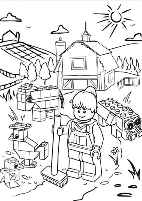 Lego Coloring Shee