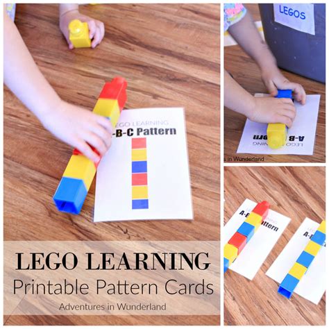 Lego Learning Pattern Printables