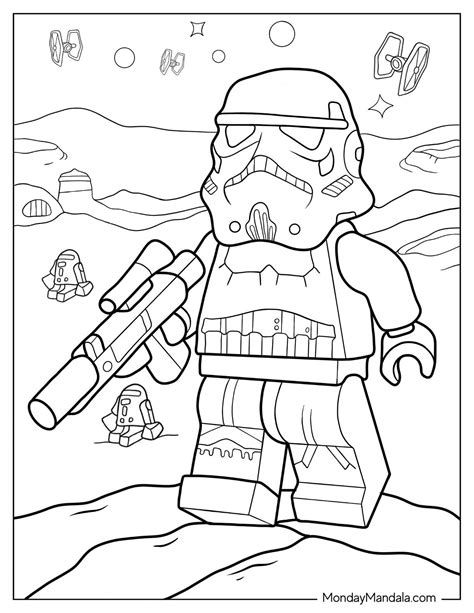 Lego Star Wars Coloring Shee