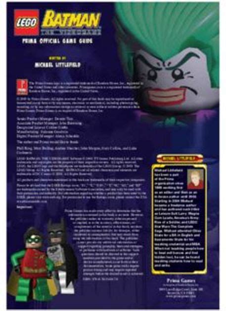 Lego batman primas official game guide. - Cattle lameness and hoofcare an illustrated guide.