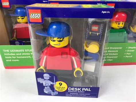 Lego desk pal. Description : RARE LEGO DESK PAL stationery set displayMeasures Approx. paper box is 9.5 x 6.5 x 3.0 inchesNEW, sold at as is condition Shipping worldwide by air mailI accept Paypal ONLY for payment 